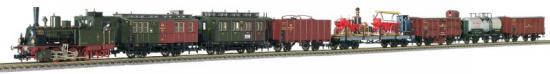 Jubilee Train 120 Years of FLEISCHMANN - Goods Train with Passenger carrying facilities of the K.P.E.V.<br /><a href='images/pictures/Fleischmann/4904.jpg' target='_blank'>Full size image</a>